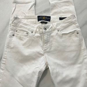 Lucky Brand Lolita White Skinny Jean Size 25